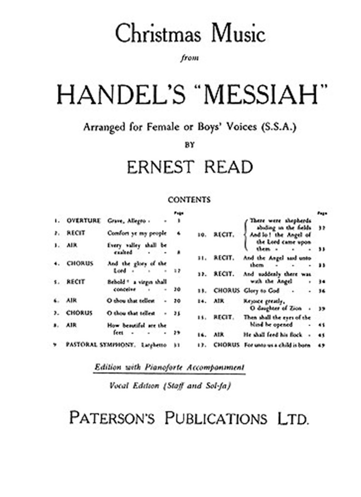 Christmas Music From Messiah